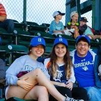 Group of 5 in the stands of Comerica Park